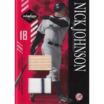 2003 Leaf Limited TNT #69 Nick Johnson H Bat-Jsy