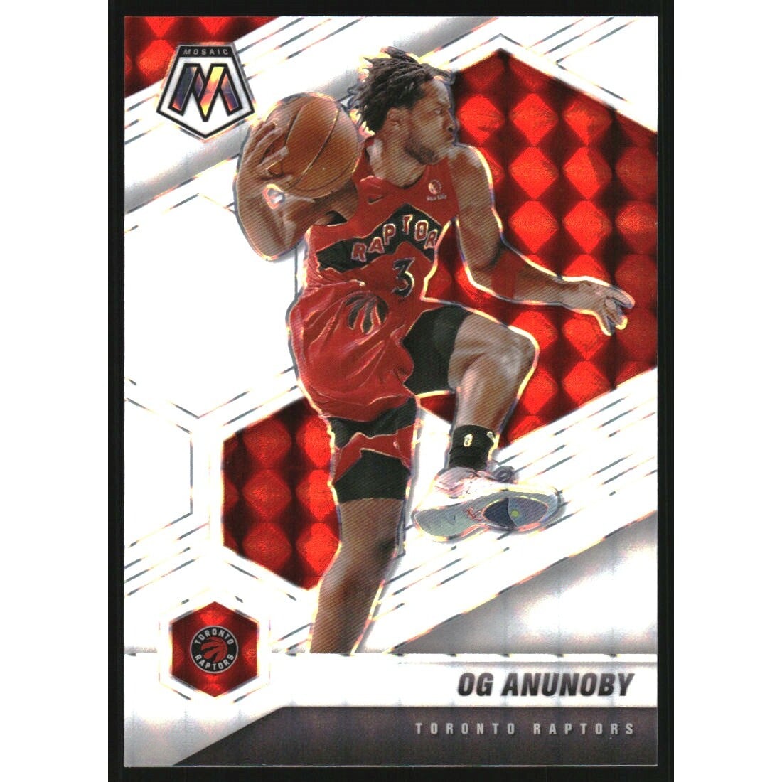 2020-21 Panini Mosaic Mosaic White #190 OG Anunoby. rookie card picture