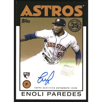 2021 Topps '86 Topps Autographs #86AEP Enoli Paredes S2