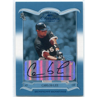 2003 Donruss Classics Significant Signatures #69 Carlos Lee/25