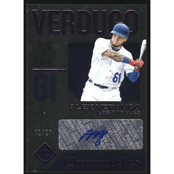 2018 Panini Chronicles Autographs Purple #CAAV Alex Verdugo/10