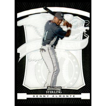 2009 Bowman Sterling Prospects Black Refractors #DA Denny Almonte