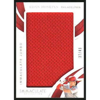 2019 Immaculate Collection Immaculate Jumbo #70 Rhys Hoskins/49