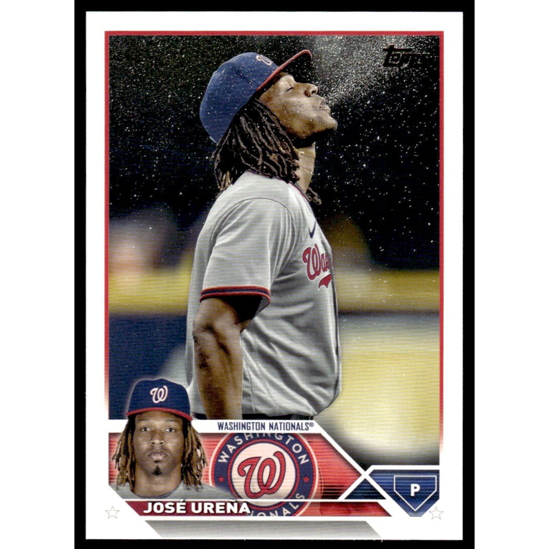 2023 Topps Update Golden Mirror Image Variations #US68 Jose Urena. rookie card picture