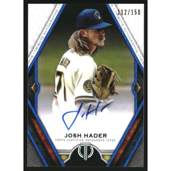 2021 Topps Tribute Autographs Blue #TAJH Josh Hader