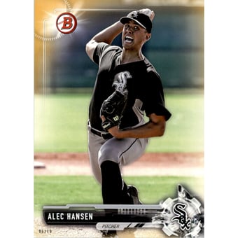 2017 Bowman Draft 5x7 Gold #BD23 Alec Hansen