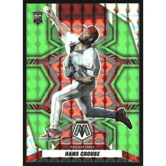 2022 Panini Mosaic Mosaic Green Fluorescent #236 Hans Crouse