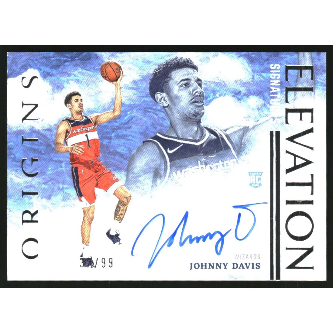2022-23 Panini Origins Elevation Signatures #38 Johnny Davis. rookie card picture