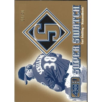 2002 Upper Deck 40-Man Super Swatch Gold #SCS Curt Schilling