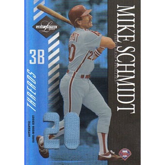 2003 Leaf Limited Threads Number #167 Mike Schmidt/20