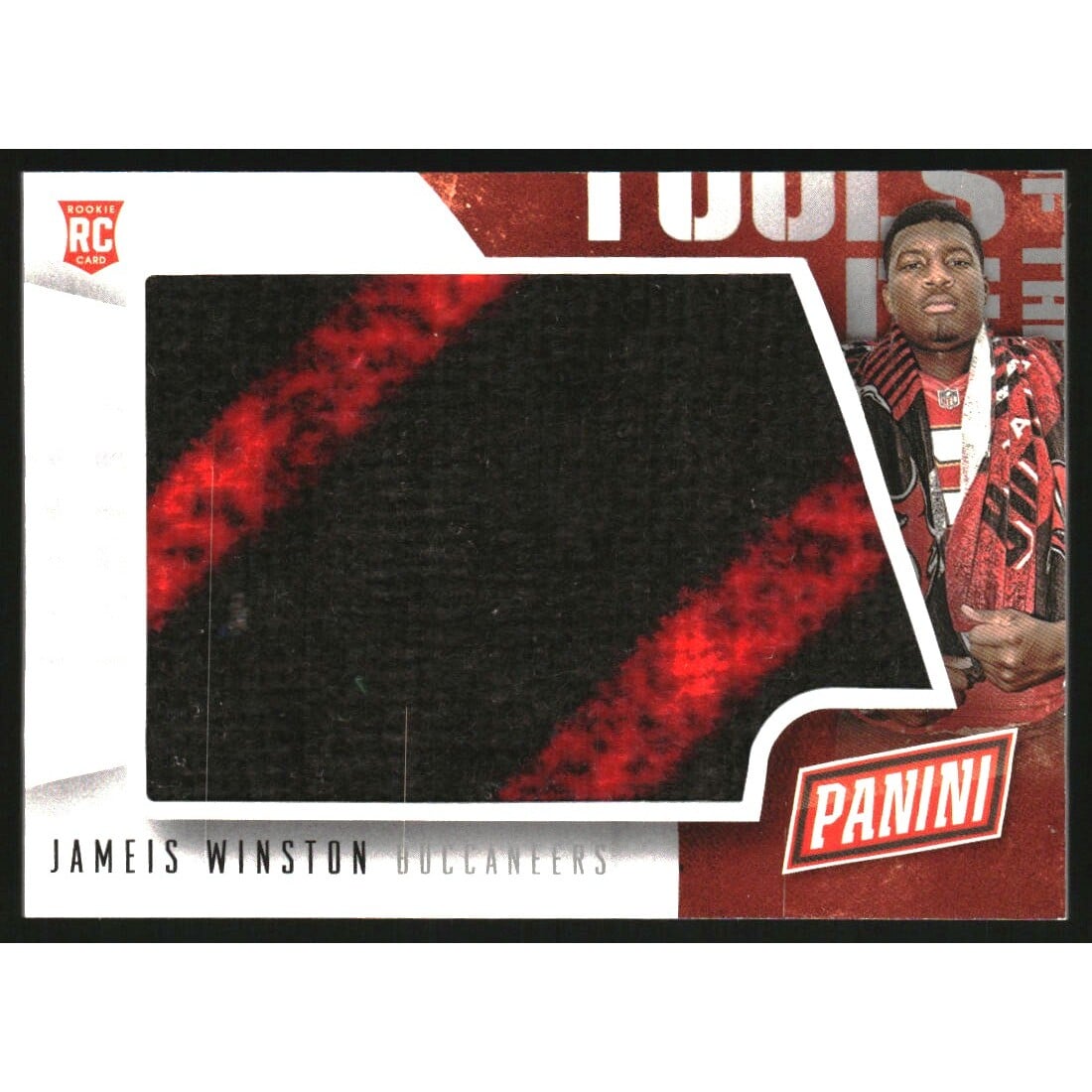 2015 Panini National Convention Tools of the Trade Towels #JW Jameis Winston. rookie card picture