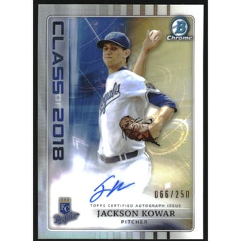 2018 Bowman Chrome Draft Class of '18 Autographs #C18AJKO Jackson Kowar