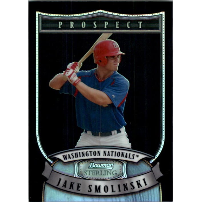 2007 Bowman Sterling Prospects Black Refractors #JSM Jake Smolinski. rookie card picture