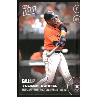 2016 Topps Now #381 Yulieski Gurriel/381*