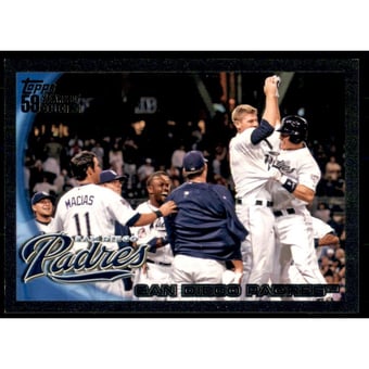 2010 Topps Black #167 San Diego Padres