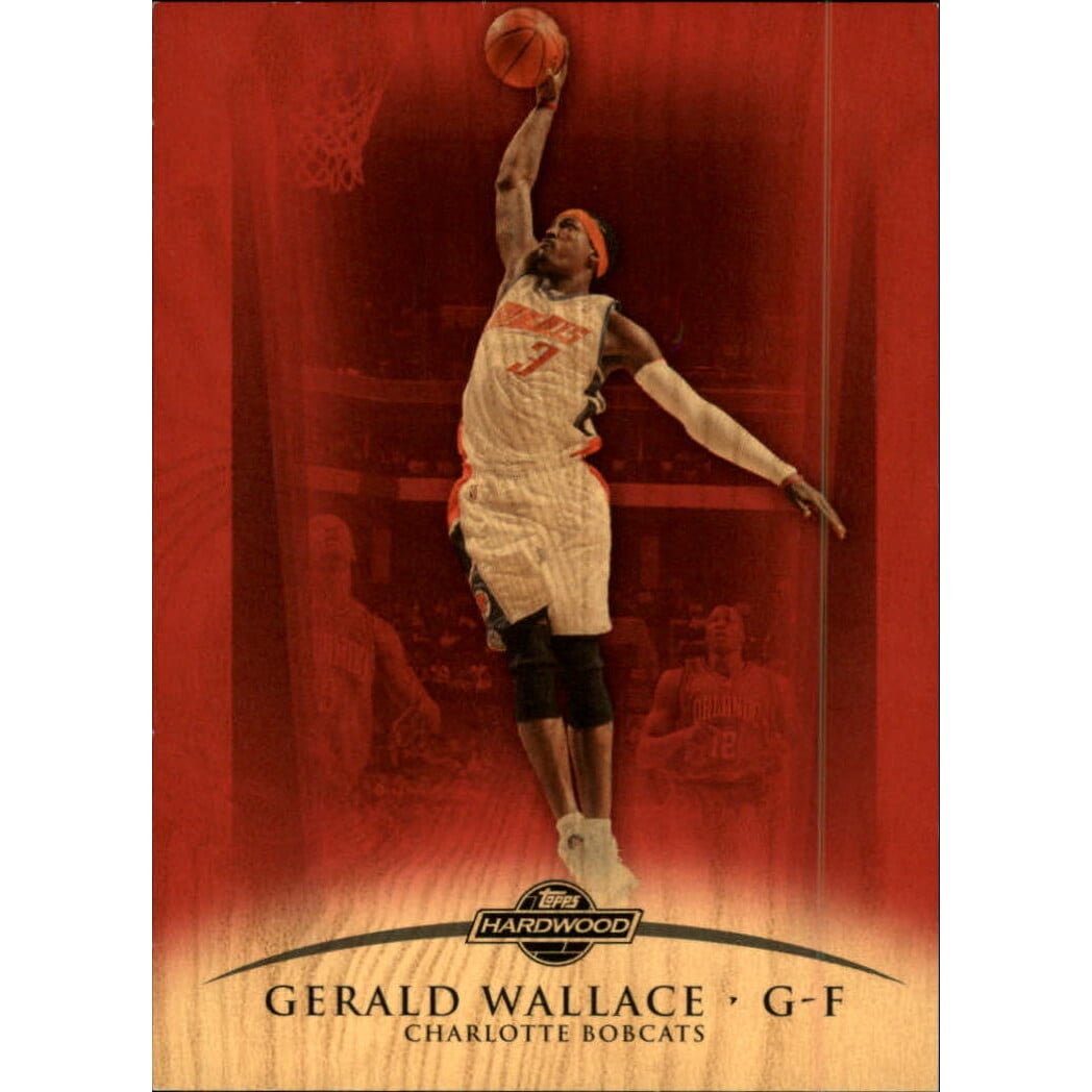 2008-09 Topps Hardwood Redwood #28 Gerald Wallace. rookie card picture
