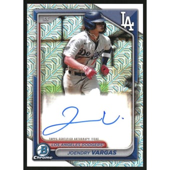 2024 Bowman Chrome Mega Box Autographs #BMAJV Joendry Vargas