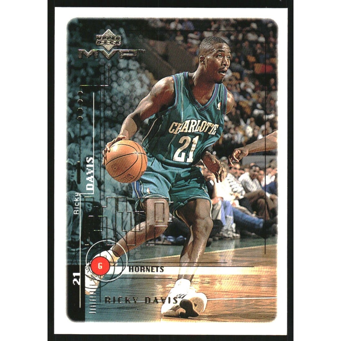 1999-00 Upper Deck MVP Gold Script #18 Ricky Davis. rookie card picture