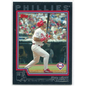 2004 Topps Black #493 Ricky Ledee