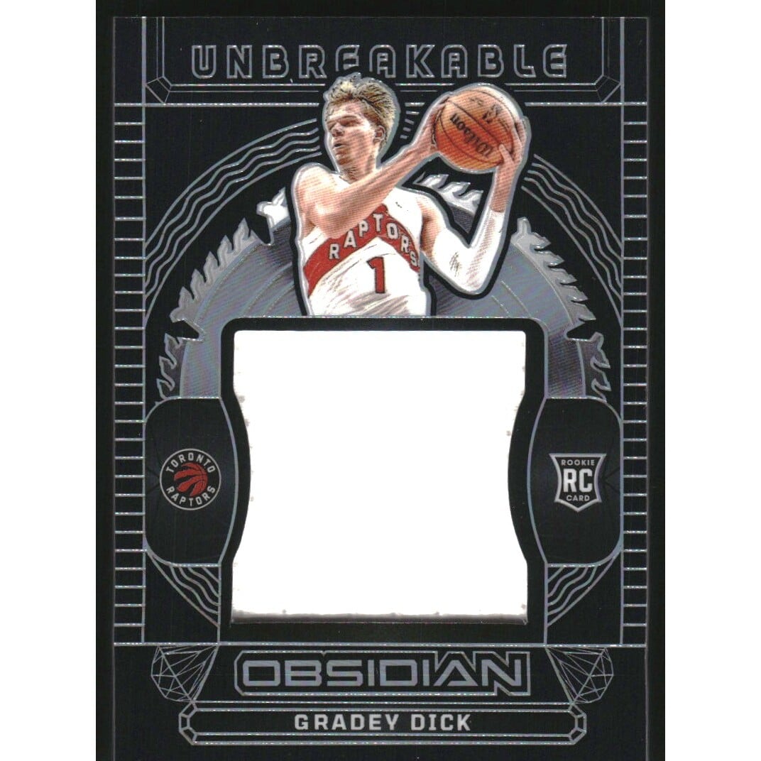2023-24 Panini Obsidian Unbreakable Memorabilia #15 Gradey Dick/249. rookie card picture