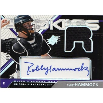 2003 SPx #174 Rob Hammock AU JSY RC