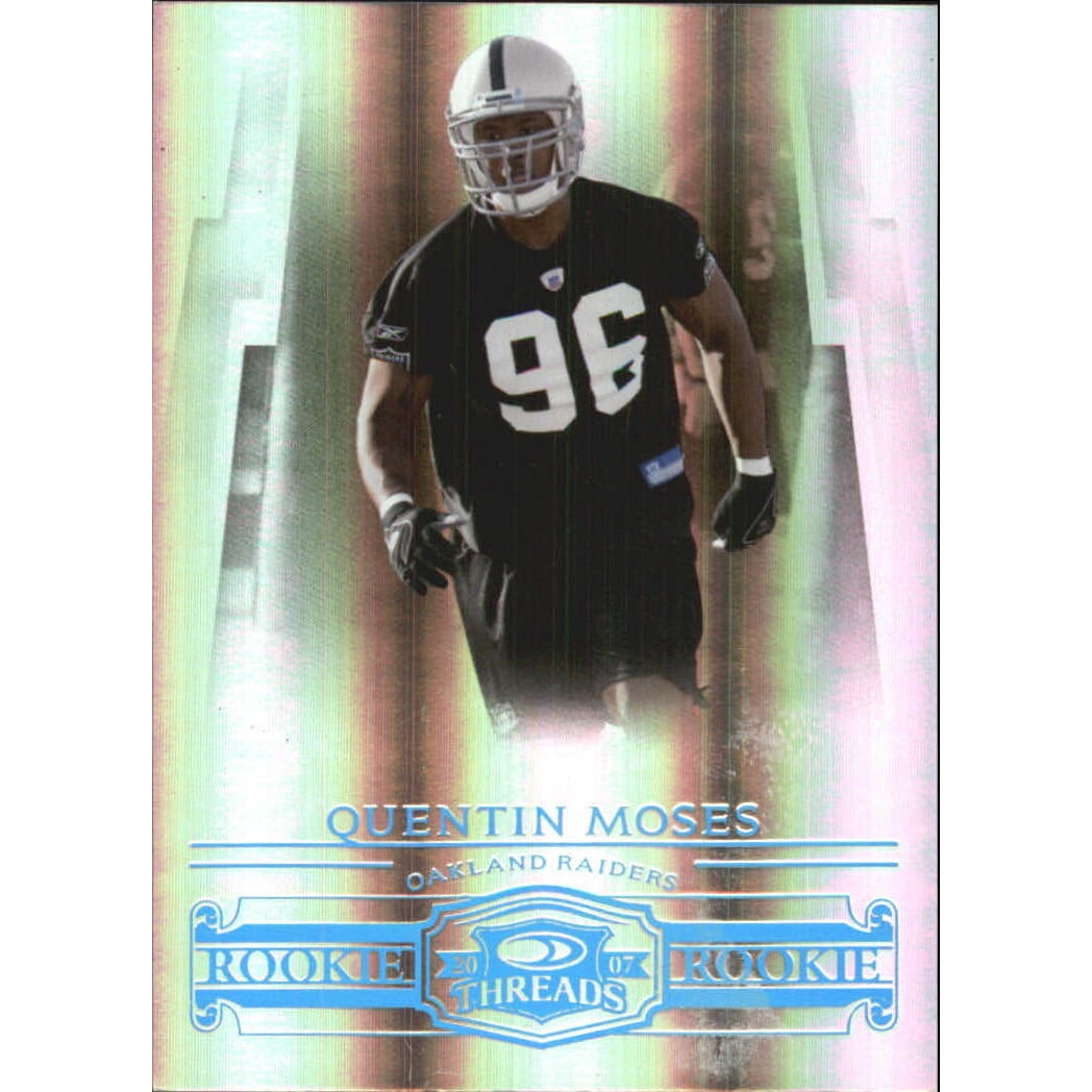 2007 Donruss Threads Platinum Holofoil #197 Quentin Moses