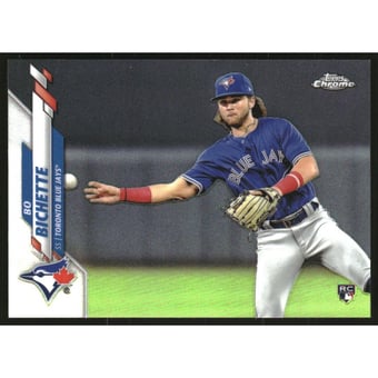 2020 Topps Factory Set Chrome Rookie Variation Refractors #78 Bo Bichette