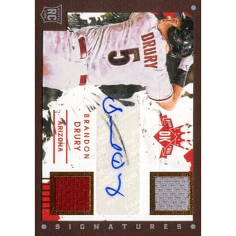 2016 Diamond Kings Rookie Material Signatures Framed #RSBD Brandon Drury