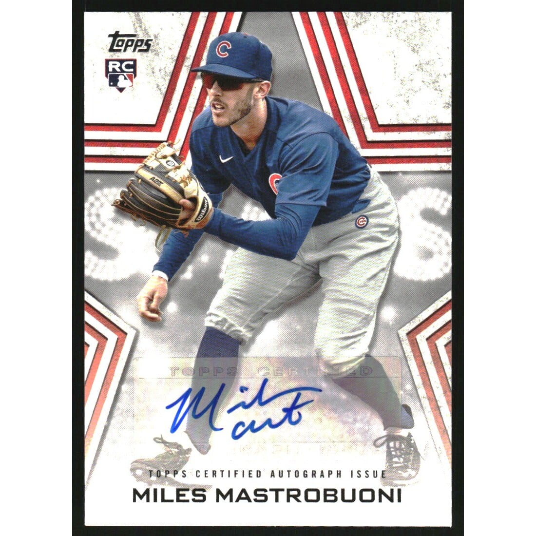 2023 Topps Baseball Stars Autographs #BSAMM Miles Mastrobuoni S2. rookie card picture