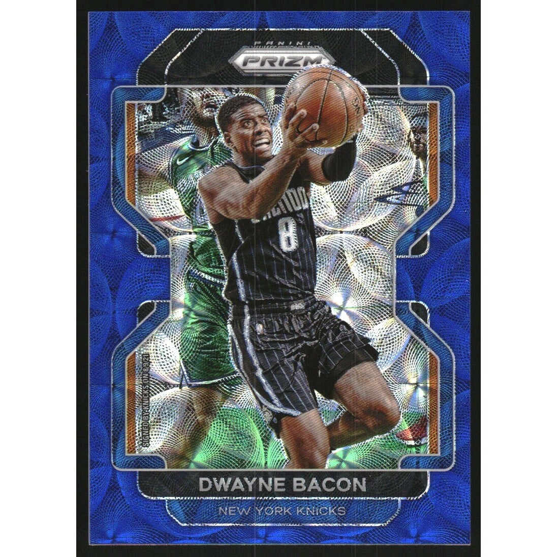 2021-22 Panini Prizm Prizms Choice Blue #197 Dwayne Bacon. rookie card picture