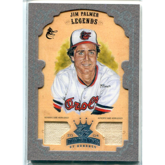 2004 Diamond Kings DK Materials Framed Silver #166 Jim Palmer LGD Jsy-Jsy/5