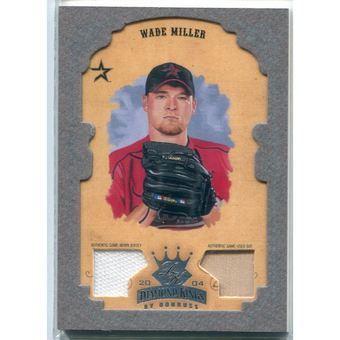 2004 Diamond Kings DK Materials Framed Silver #83 Wade Miller Bat-Jsy/25