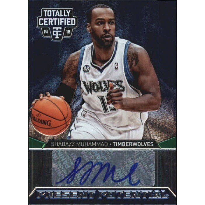 2014-15 Totally Certified Present Potential Signatures #PPSSM Shabazz Muhammad 2014-15 Totally Certified Present Potential Signatures #PPSSM Shabazz Muhammad