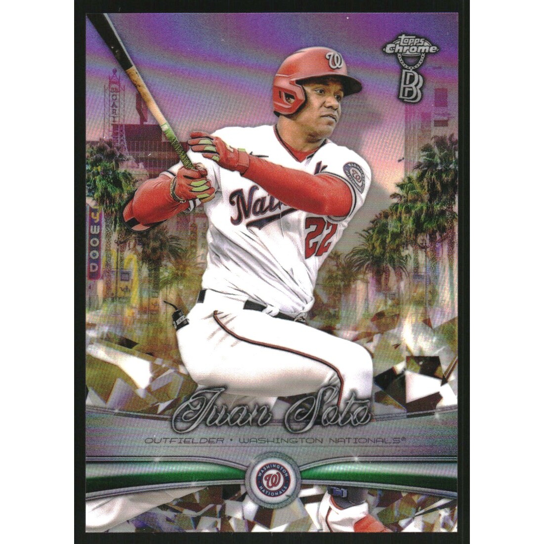 2022 Topps Chrome Ben Baller Ridin Low Green Refractors #RL8 Juan Soto