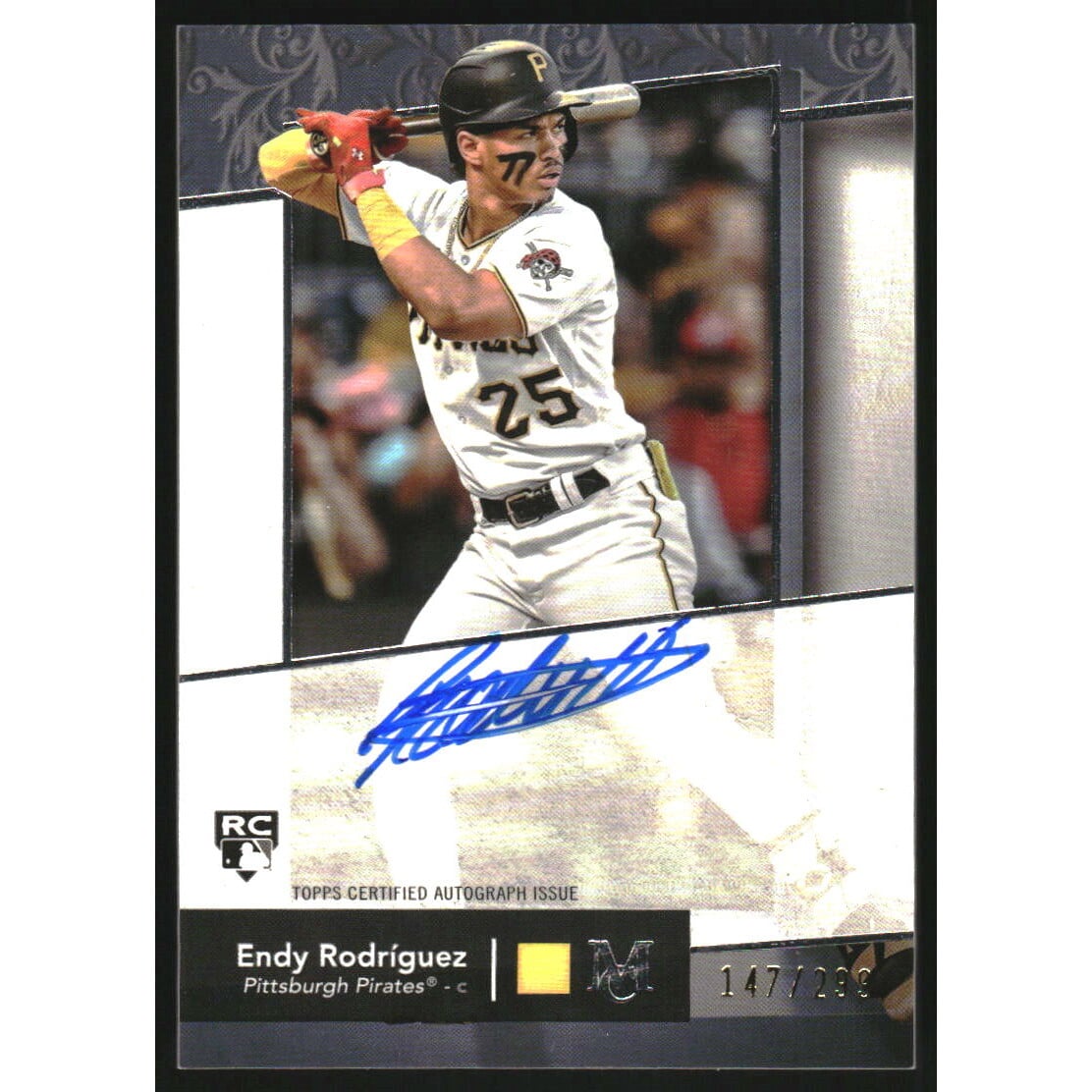 2024 Topps Museum Collection Archival Autographs #AAER Endy Rodriguez/299. rookie card picture