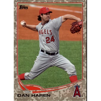 2013 Topps Camo #24 Dan Haren