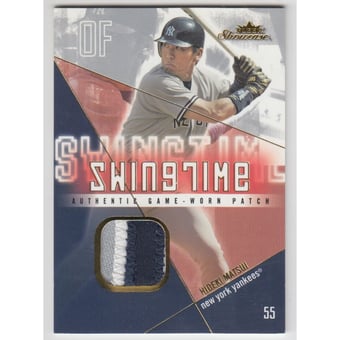 2005 Fleer Showcase Swing Time Patch #HM Hideki Matsui