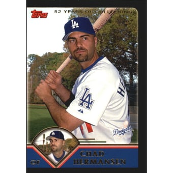 2003 Topps Black #508 Chad Hermansen