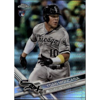 2017 Topps Chrome Prism Refractors #75 Yoan Moncada