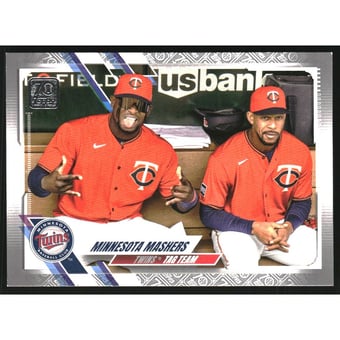 2021 Topps Update Platinum Anniversary #US248 Byron Buxton/Miguel Sano
