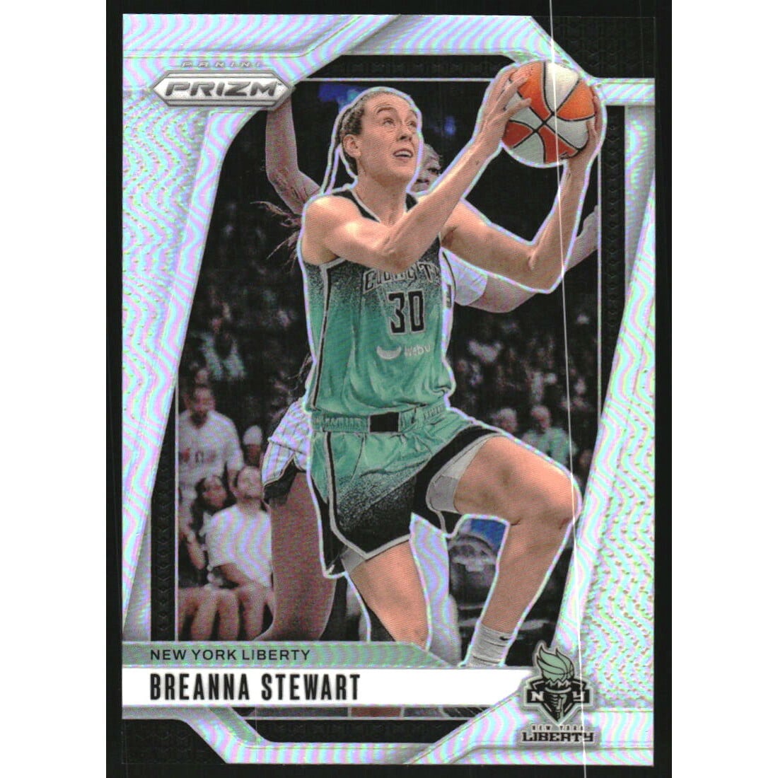 2024 Panini Prizm WNBA Prizms Silver #99 Breanna Stewart. rookie card picture