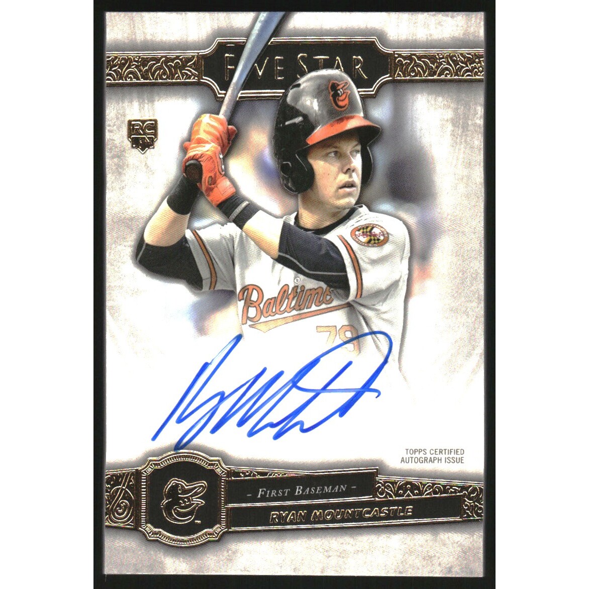 2021 Topps Five Star Autographs #FSARMO Ryan Mountcastle 2021 Topps Five Star Autographs #FSARMO Ryan Mountcastle