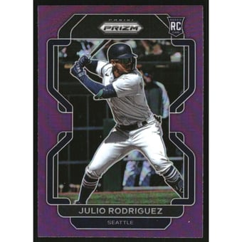2022 Panini Prizm Prizms Purple #40 Julio Rodriguez