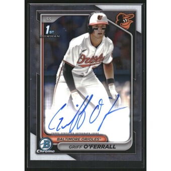 2024 Bowman Chrome Draft Autographs #CPAGO Griff O'Ferrall