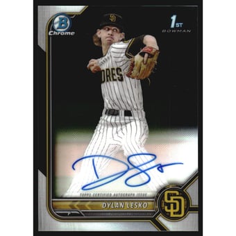 2022 Bowman Chrome Draft Autographs #CDADDA Dylan DeLucia