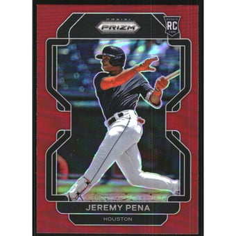 2022 Panini Prizm Prizms Red #17 Jeremy Pena