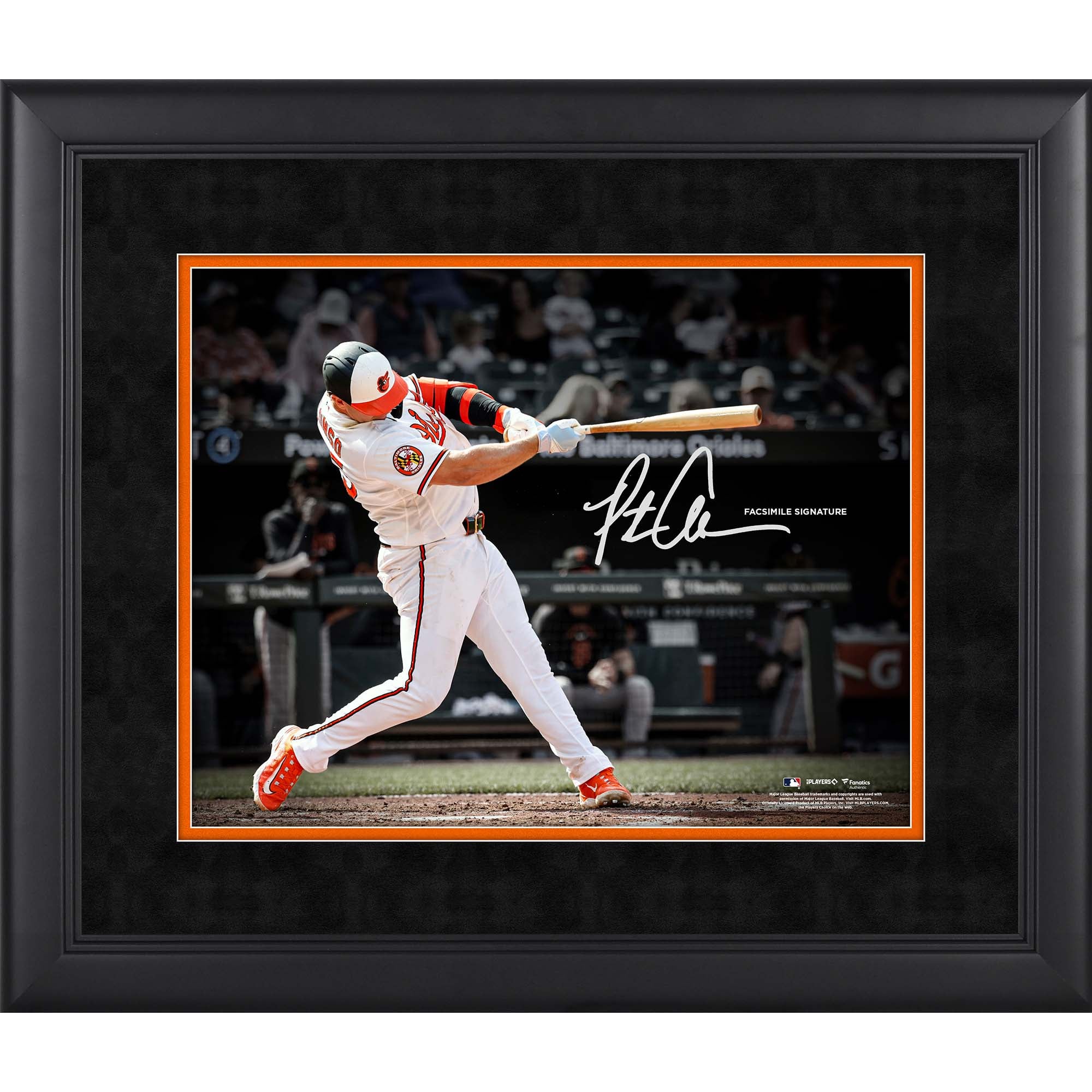 Pete Alonso Baltimore Orioles Facsimile Signature Framed 11" x 14" Spotlight Photograph