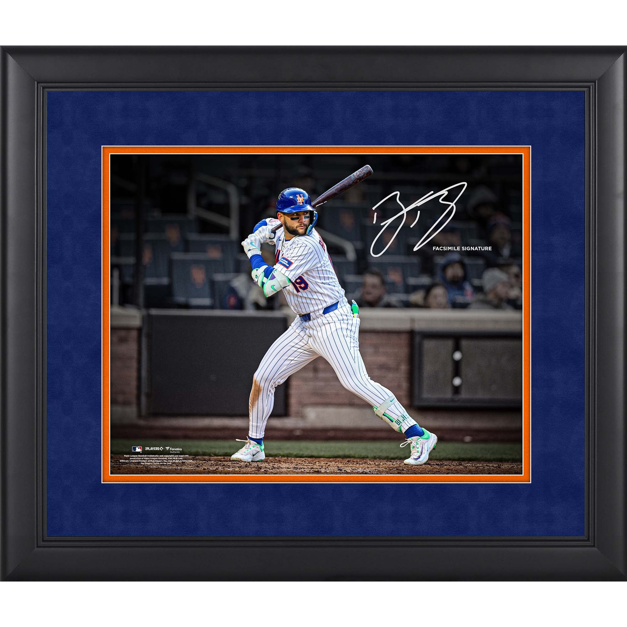 Bo Bichette New York Mets Facsimile Signature Framed 11" x 14" Spotlight Photograph