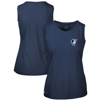 Women's Levelwear Navy Baltimore Orioles Independence Day Macy Governor Tank Top