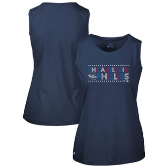 Women's Levelwear Navy Philadelphia Phillies Independence Day Macy Star-Spangled Tank Top